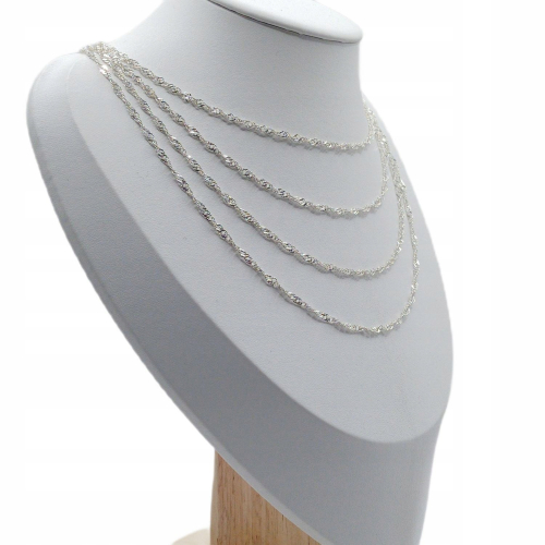 Łańcuszek srebrny 925 Singapur APHORA – 40 cm / 2,2 mm