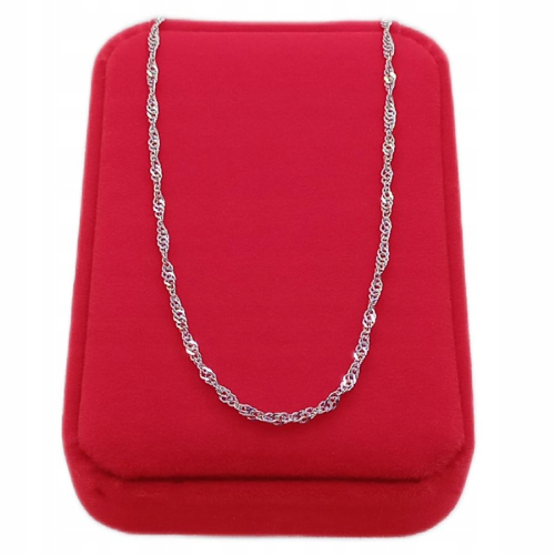 Łańcuszek srebrny 925 Singapur APHORA – 45 cm / 2,2 mm