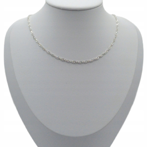Łańcuszek srebrny 925 Singapur APHORA – 45 cm / 2,2 mm
