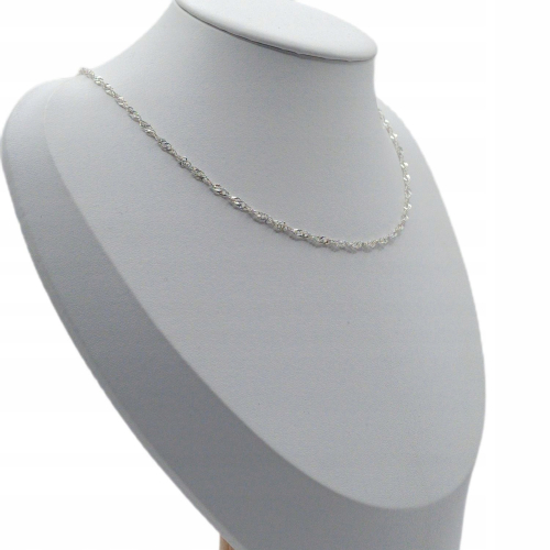 Łańcuszek srebrny 925 Singapur APHORA – 55 cm / 2,2 mm