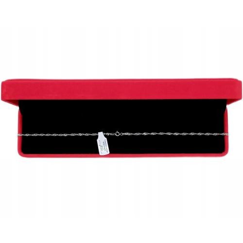 Łańcuszek srebrny 925 Singapur APHORA – 55 cm / 2,2 mm