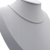 Łańcuszek srebrny 925 potrójny ankier skręcony APHORA – 40 cm / 2,2 mm