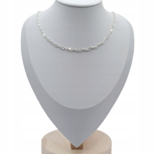Łańcuszek srebrny 925 Singapur APHORA – 40 cm / 3,0 mm