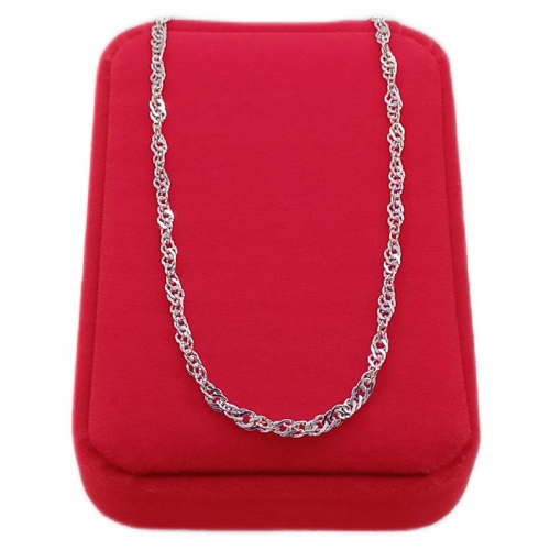 Łańcuszek srebrny 925 Singapur APHORA – 50 cm / 3,0 mm