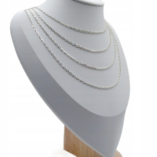 Łańcuszek srebrny 925 ankier diamentowany APHORA – 55 cm / 2 mm