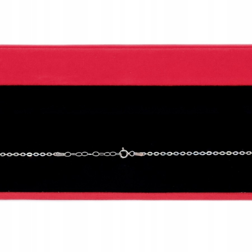 Bransoletka srebrna damska 925 APHORA – Ankier płaski 17 cm