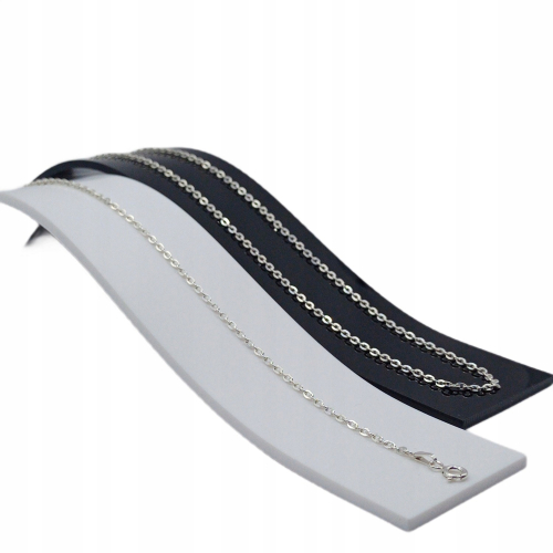 Bransoletka srebrna damska 925 APHORA – Ankier płaski 17 cm