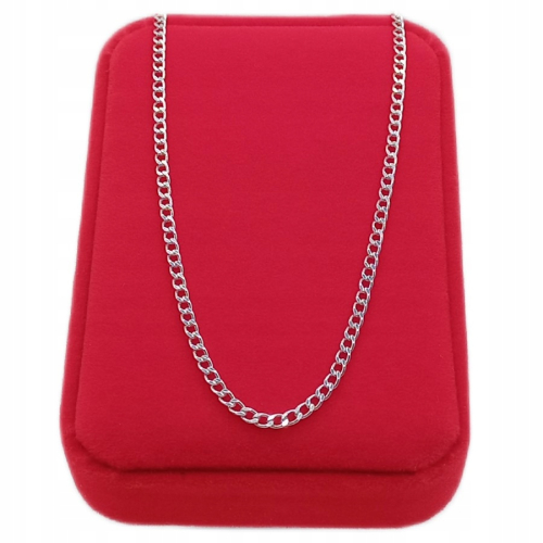 Srebrny łańcuszek męski 925 PANCERKA - APHORA 40cm / 2,5 mm