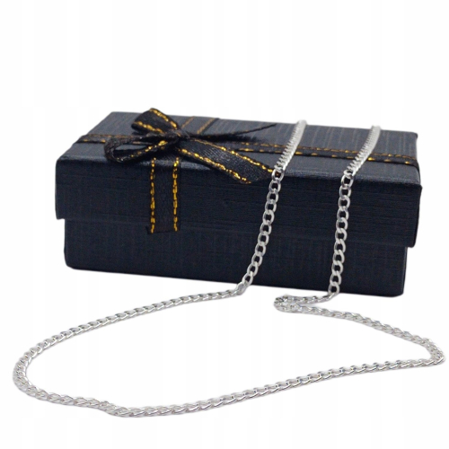 Srebrny łańcuszek męski 925 PANCERKA – APHORA, 45 cm / 2,5 mm