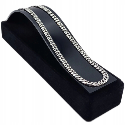 Srebrny łańcuszek męski 925 ROMBUS – APHORA, 65 cm / 6,0 mm