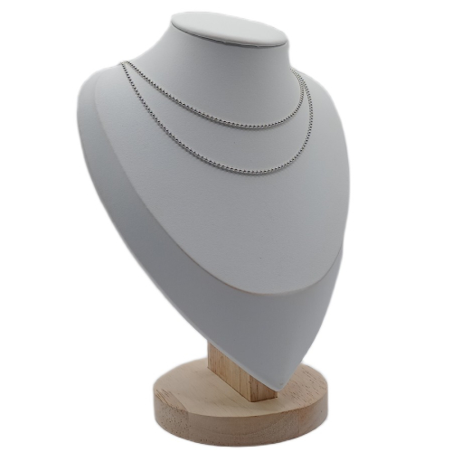 Łańcuszek srebrny 925 kuleczki APHORA – 45 cm / 1,8 mm