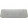 Łańcuszek srebrny 925 APHORA – z pastelowymi kamieniami / 45 cm + 5 cm