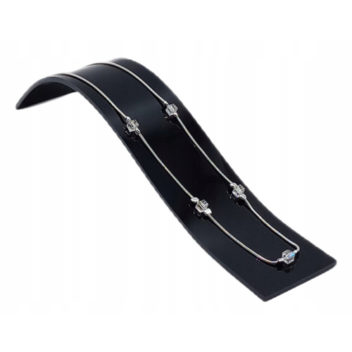 Łańcuszek srebrny 925 APHORA – splot żmijka z kostkami multi / 40 cm + 5 cm