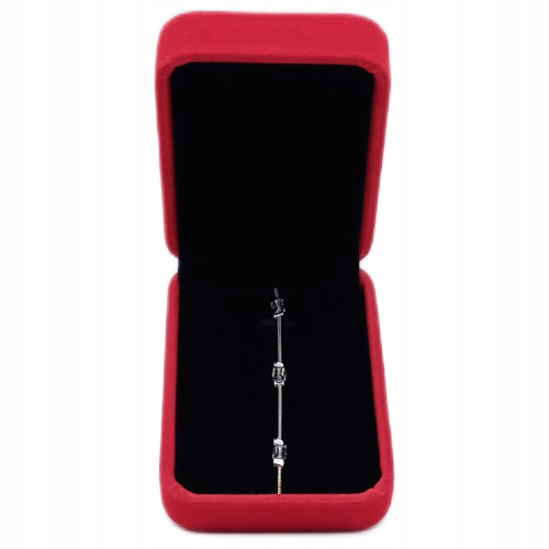 Srebrna bransoletka 925 NA RĘKĘ splot ŻMIJKA z kostkami multi APHORA