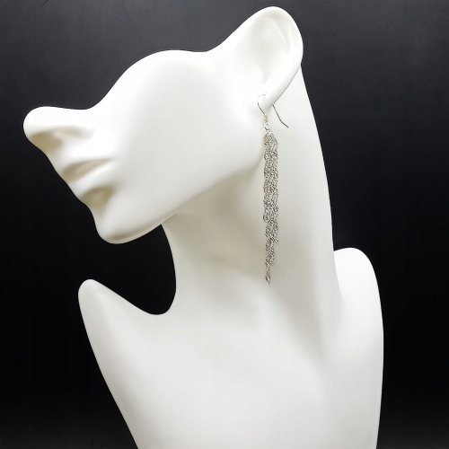 Kolczyki srebrne 925 wiszące – APHORA