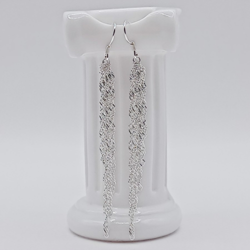 Kolczyki srebrne 925 wiszące – APHORA