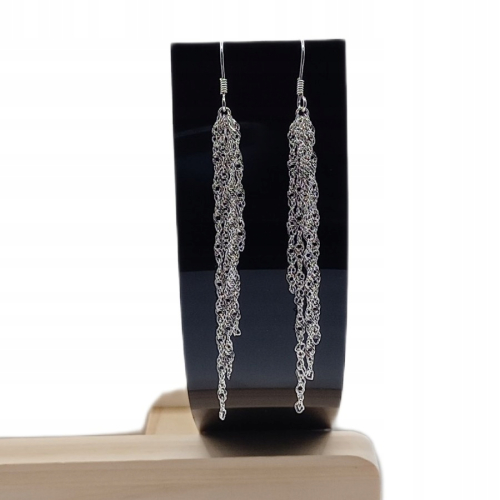 Kolczyki srebrne 925 wiszące – APHORA