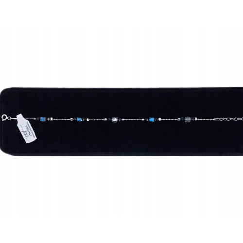 Srebrna Bransoletka 925 NA RĘKĘ czarne kulki zielone kryształki APHORA