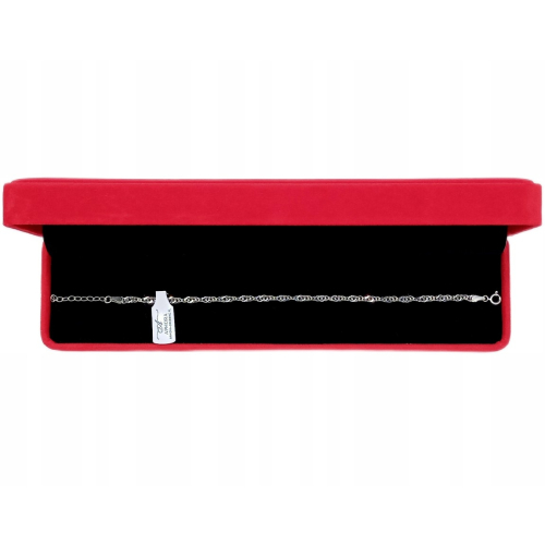 Srebrna Bransoletka 925 SINGAPUR 17+3cm damska szerokość 3,0mm APHORA