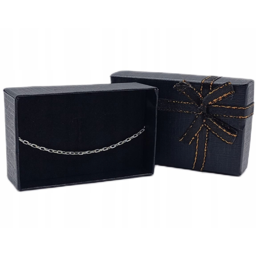 Srebrna bransoletka 925 NA RĘKĘ Ankier Diamentowany 18+3 cm APHORA