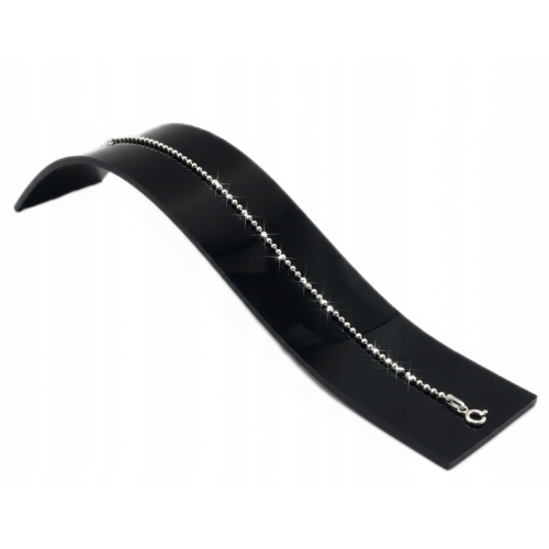 Srebrny Komplet 925 damski 2w1 KULKI DIAMENTOWANE 1,8mm, APHORA