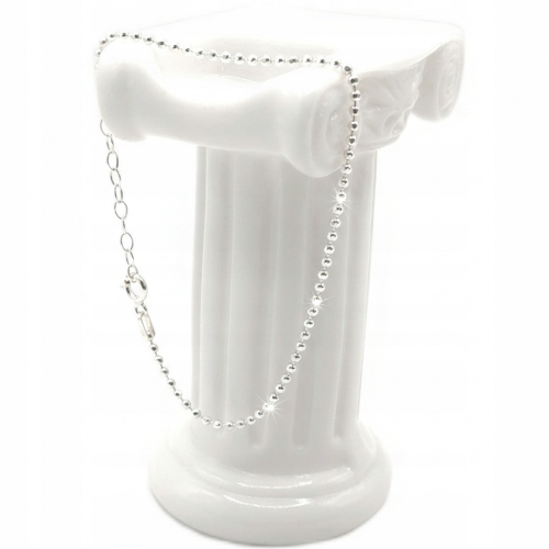 Srebrny Komplet 925 damski 2w1 KULKI DIAMENTOWANE 1,8mm, APHORA