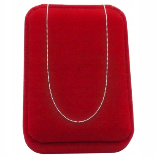 Srebrny łańcuszek 925 Kulki Celebrytka 40+5cm APHORA