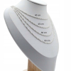 Srebrny Łańcuszek 925 SINGAPUR 50cm damski szer. 2,2 mm APHORA