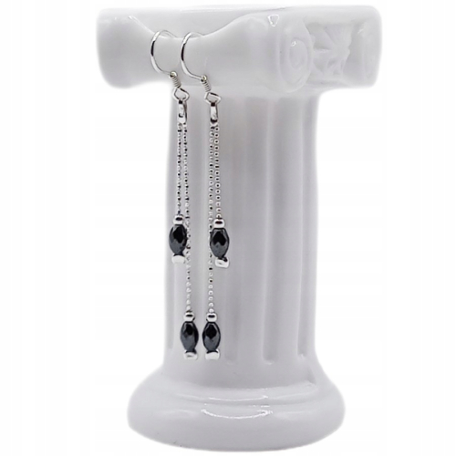 Srebrny komplet 925 3w1 splot kulki hematyt APHORA