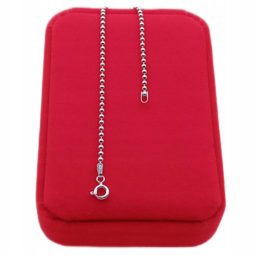 Srebrna Bransoletka 925 NA RĘKĘ 16cm +3cm regulacja KULKOWY 2,2 mm APHORA